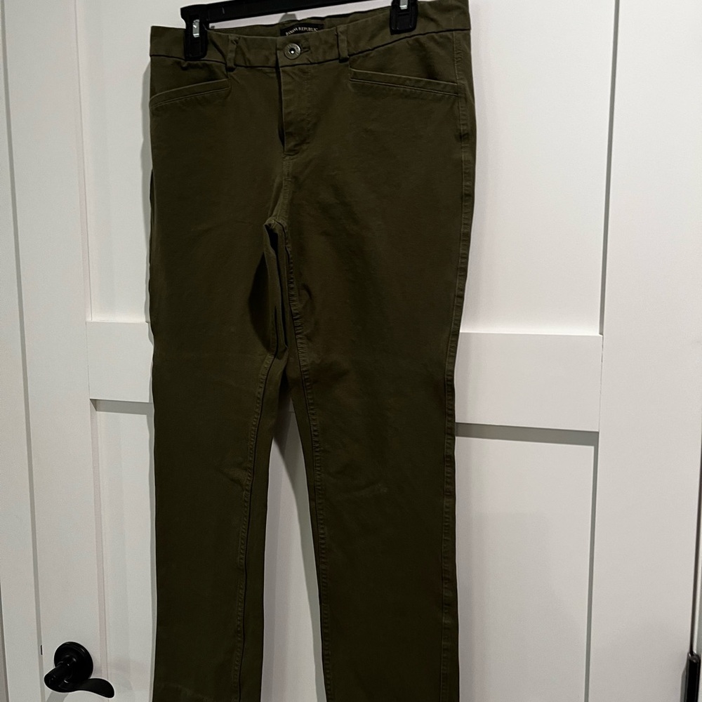 Banana Republic Olive Trousers, Women’s 8